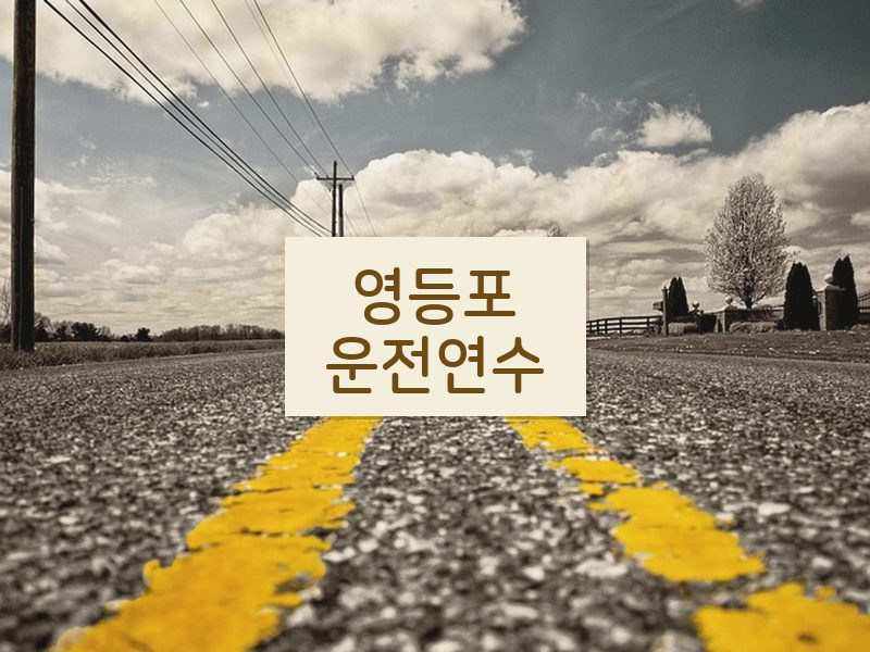 영등포운전연수 후기