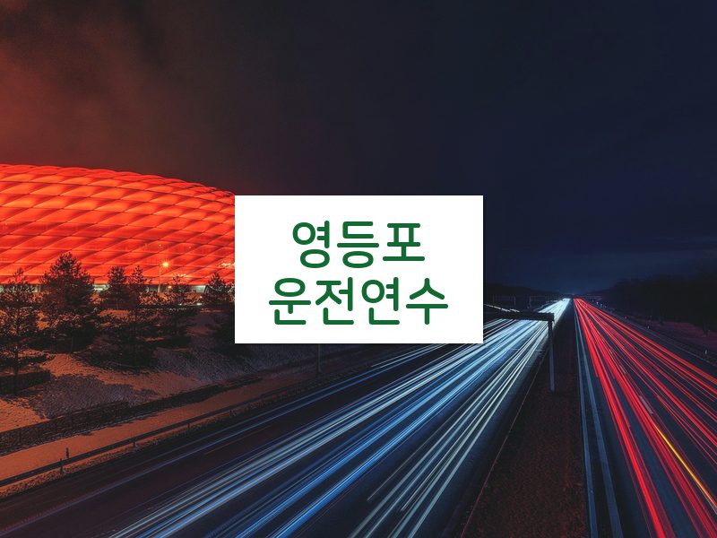 영등포운전연수 후기
